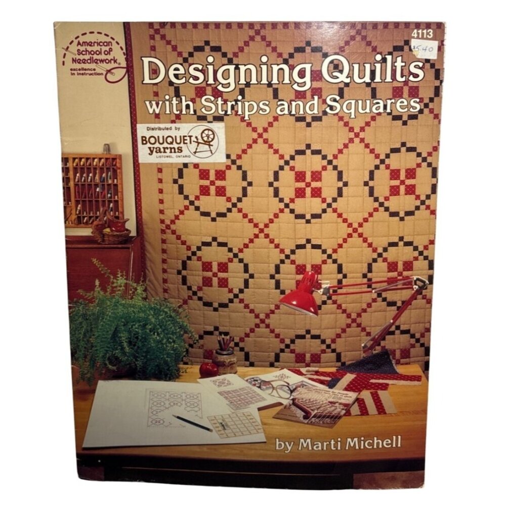 Designing Quilts With Strips & Squares By Marti Michell Magazine Pattern Book